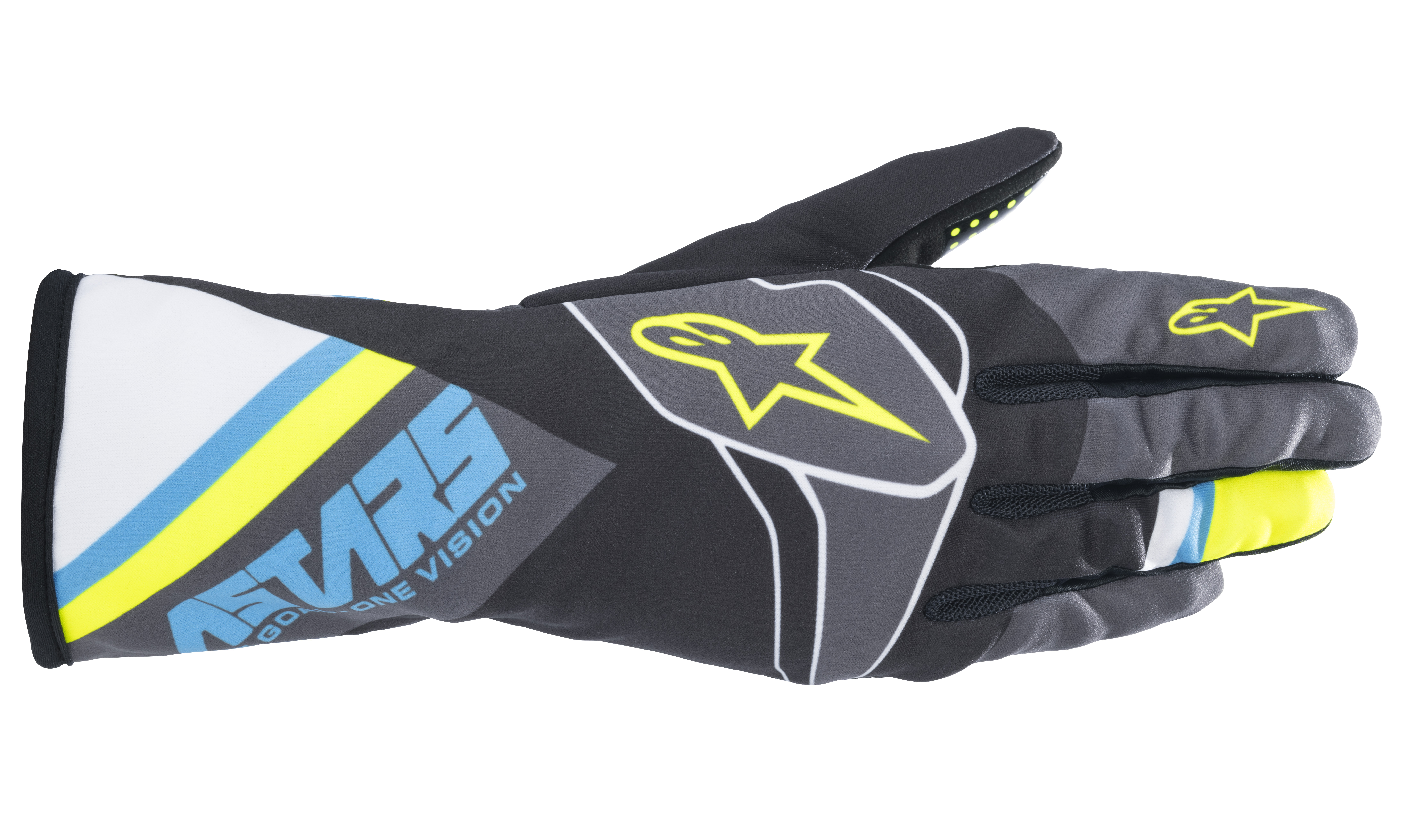 Bild von 2022 Tech-1 K Race V2 GHP Handschuhe schw/blau/gel