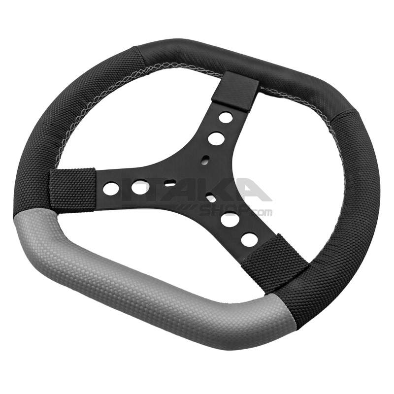 Racing Lenkrad schwarz/Silber 345mm Racing Lenkrad schwarz/Silber 345mm