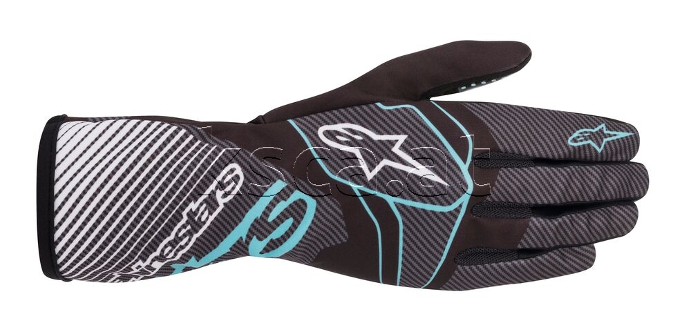 2022 Tech-1 K Race V2 Carbon Handschuhe schw/türki