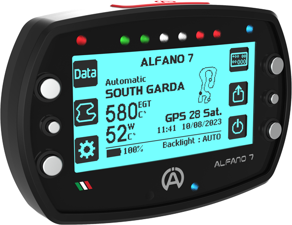 Alfano 7 1T Basic inkl. RPM, GPS, Bluetooth, charger cable, WL