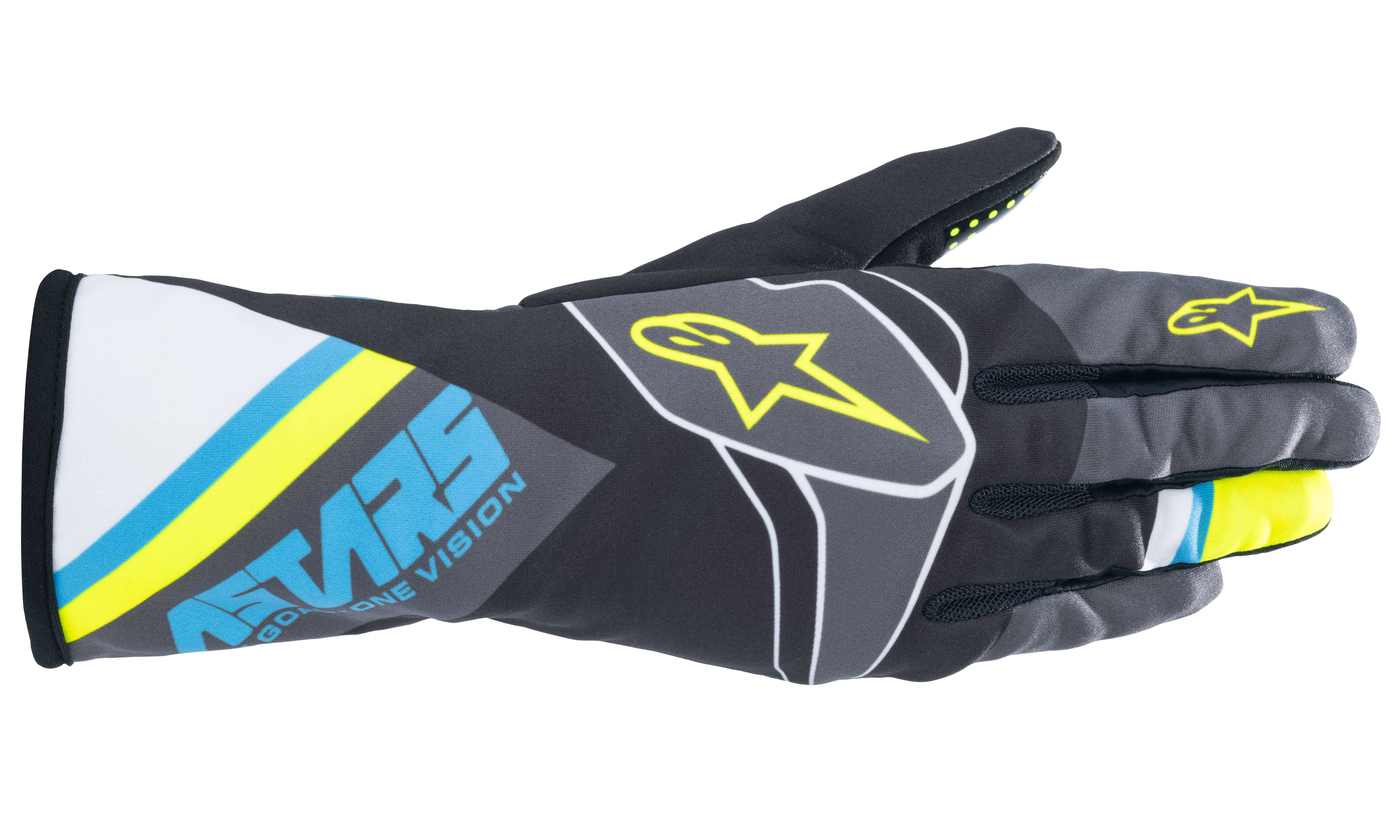 2022 Tech-1 K Race V2 GHP Handschuhe schw/blau/gel KIND