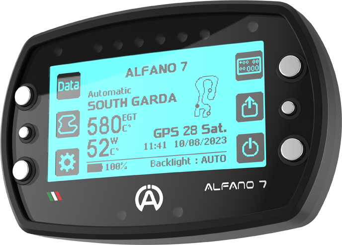 Alfano 7 1T Basic inkl. RPM, GPS, Bluetooth, charger cable, WL