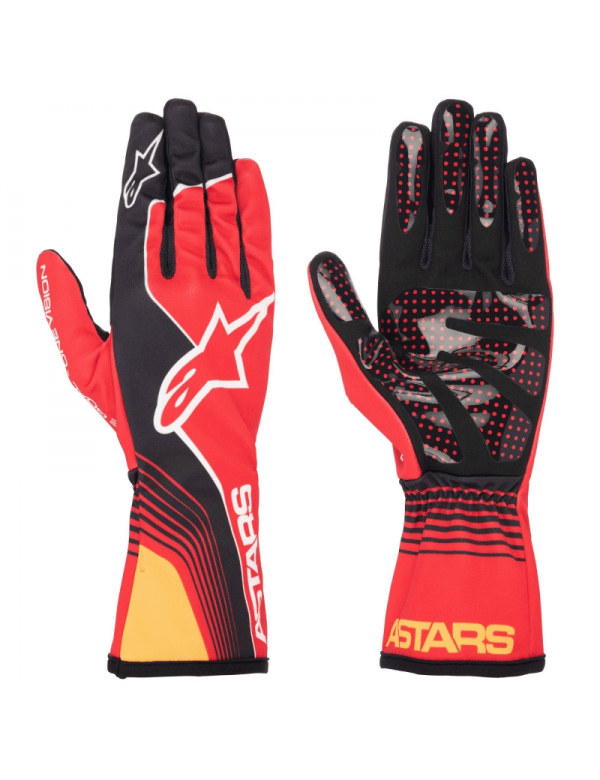 2025 Tech-1 K Race V2 Handschuhe rot/tange 