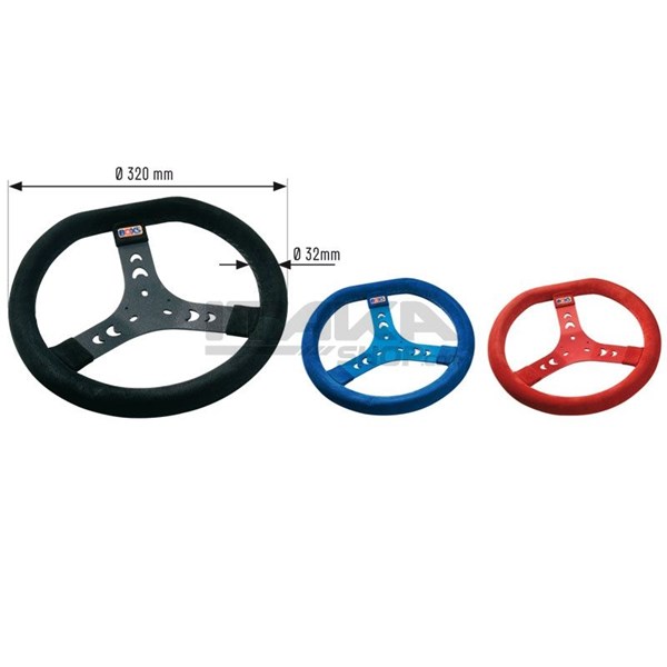 Picture of Suede Steering Wheel,  Ø 320mm