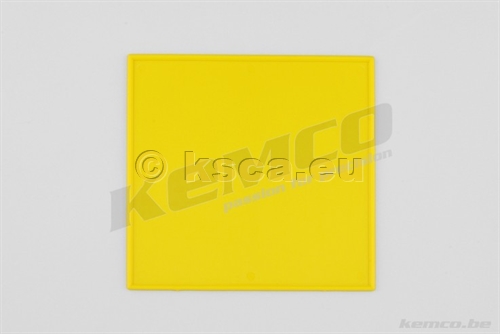 Picture of PLASTIC NUMBER PLATE YELLOW