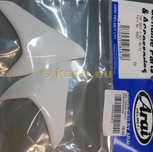 Picture of ARAI Air inlet white for GP6/CK6/SK6 rear