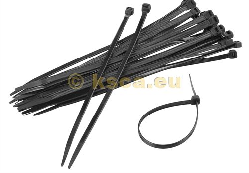 Kabelbinder schwarz 200x4,5mm 100Stk.. KSCA Motorsport GmbH - KSCA