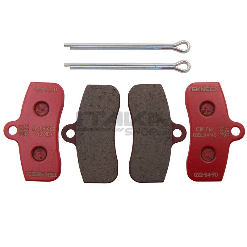 Picture of FRONT BRAKE PADS FOR  4 PISTONS CALIPER D18 53/8mm