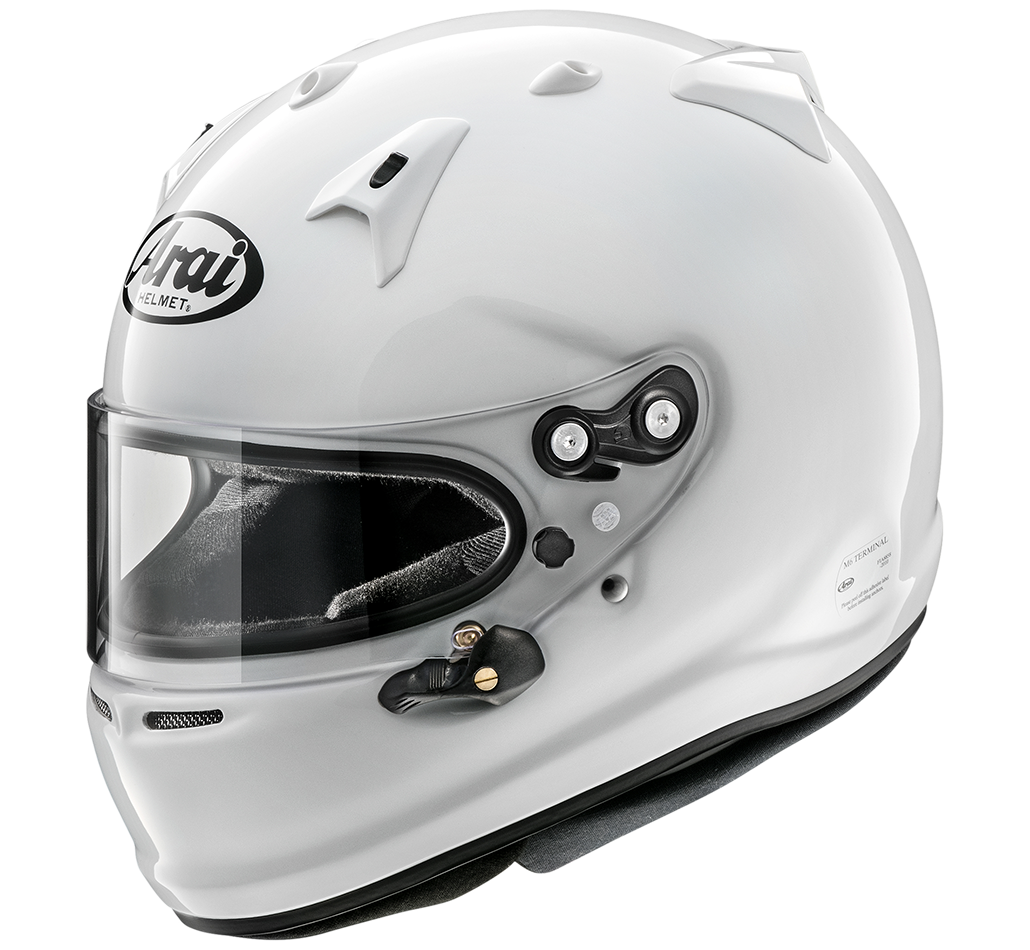 Picture of ARAI helmet GP7 FRP Snell SA 2020 white