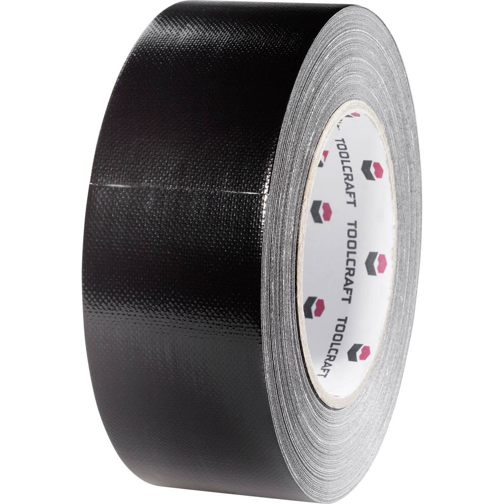 Fabric adhesive tape Gaffer black (L x W) 40 m x 4