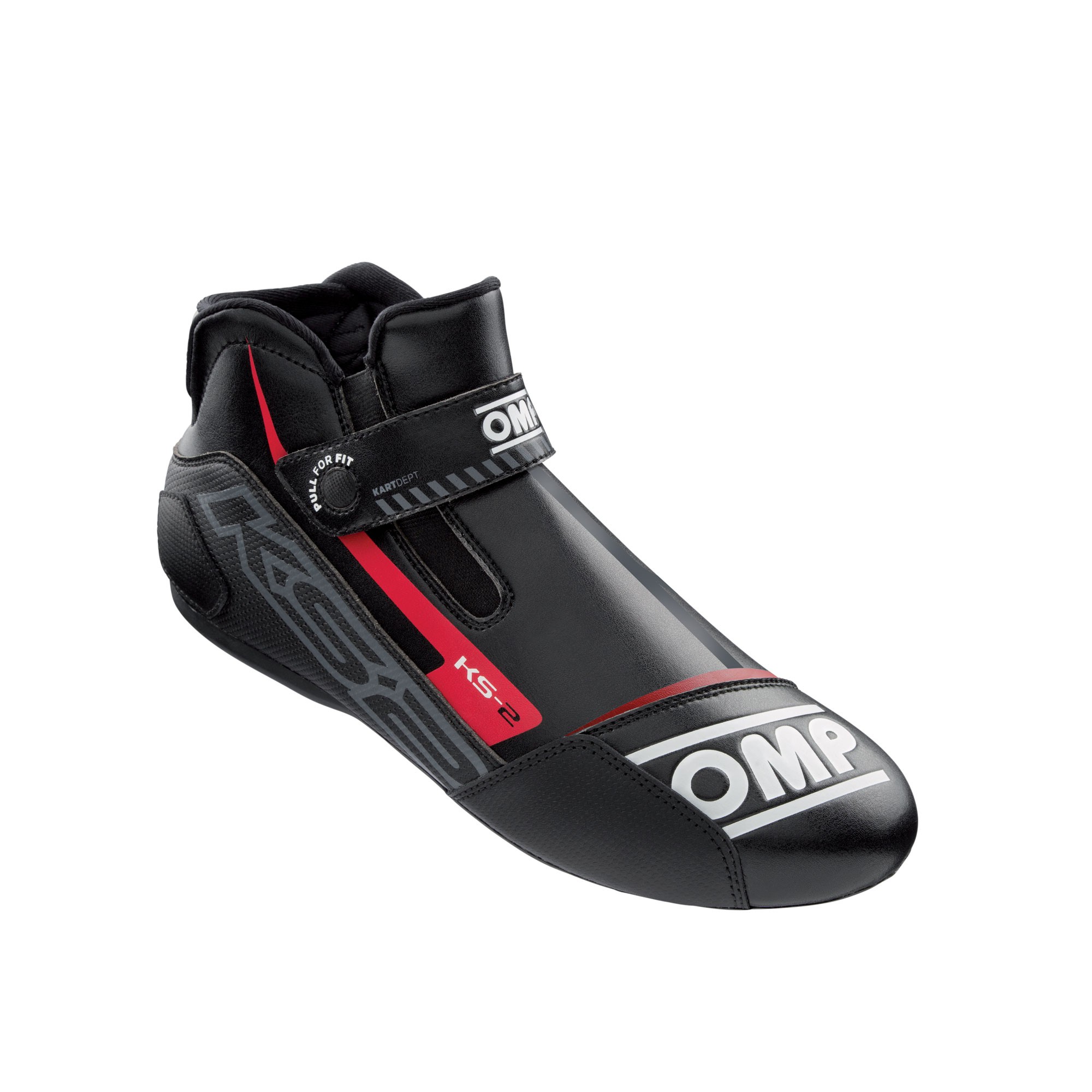 Picture of OMP KS-2 racekart shoes leather black