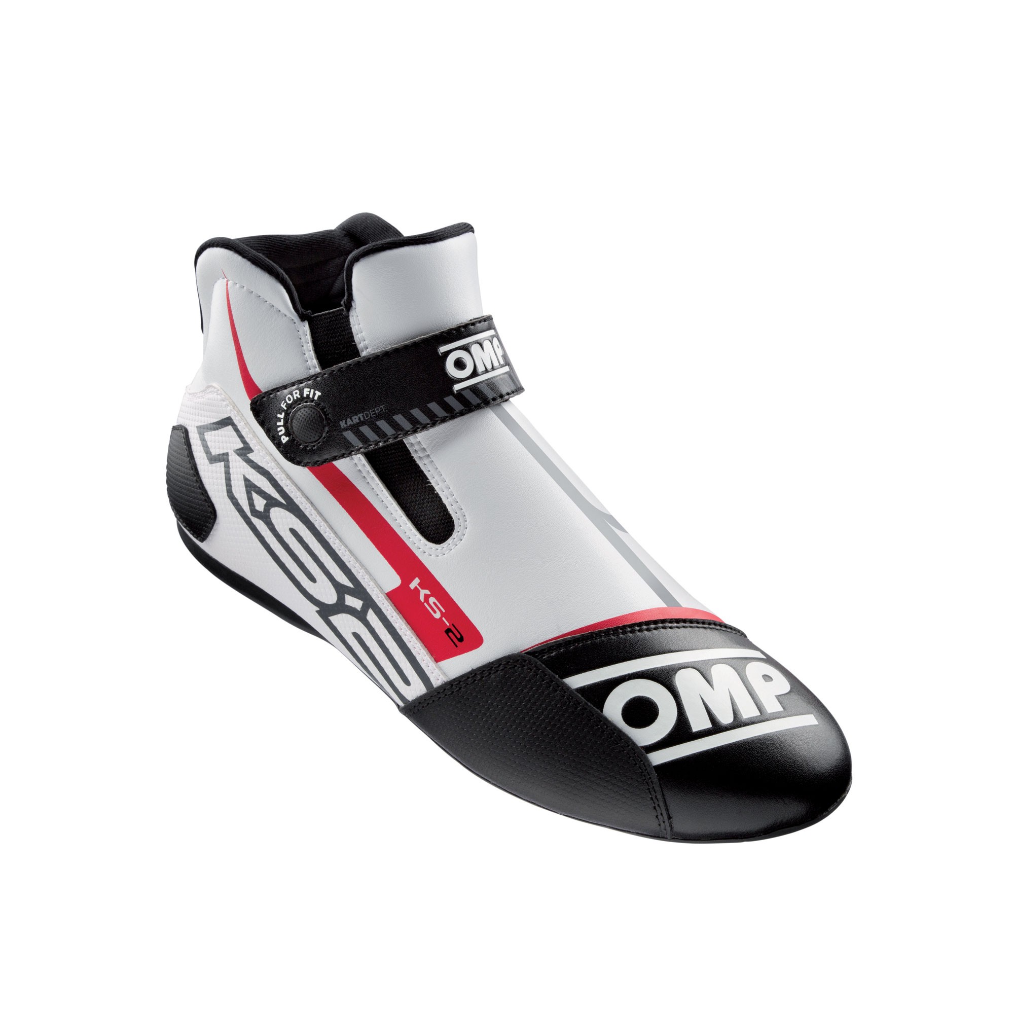 Picture of OMP KS-2 racekart shoes leather white
