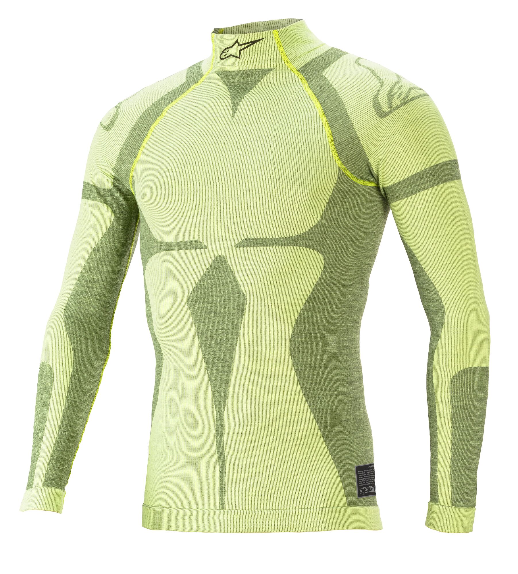 Picture of Alpinestars ZX EVO v2 Long Sleeve Top yellow