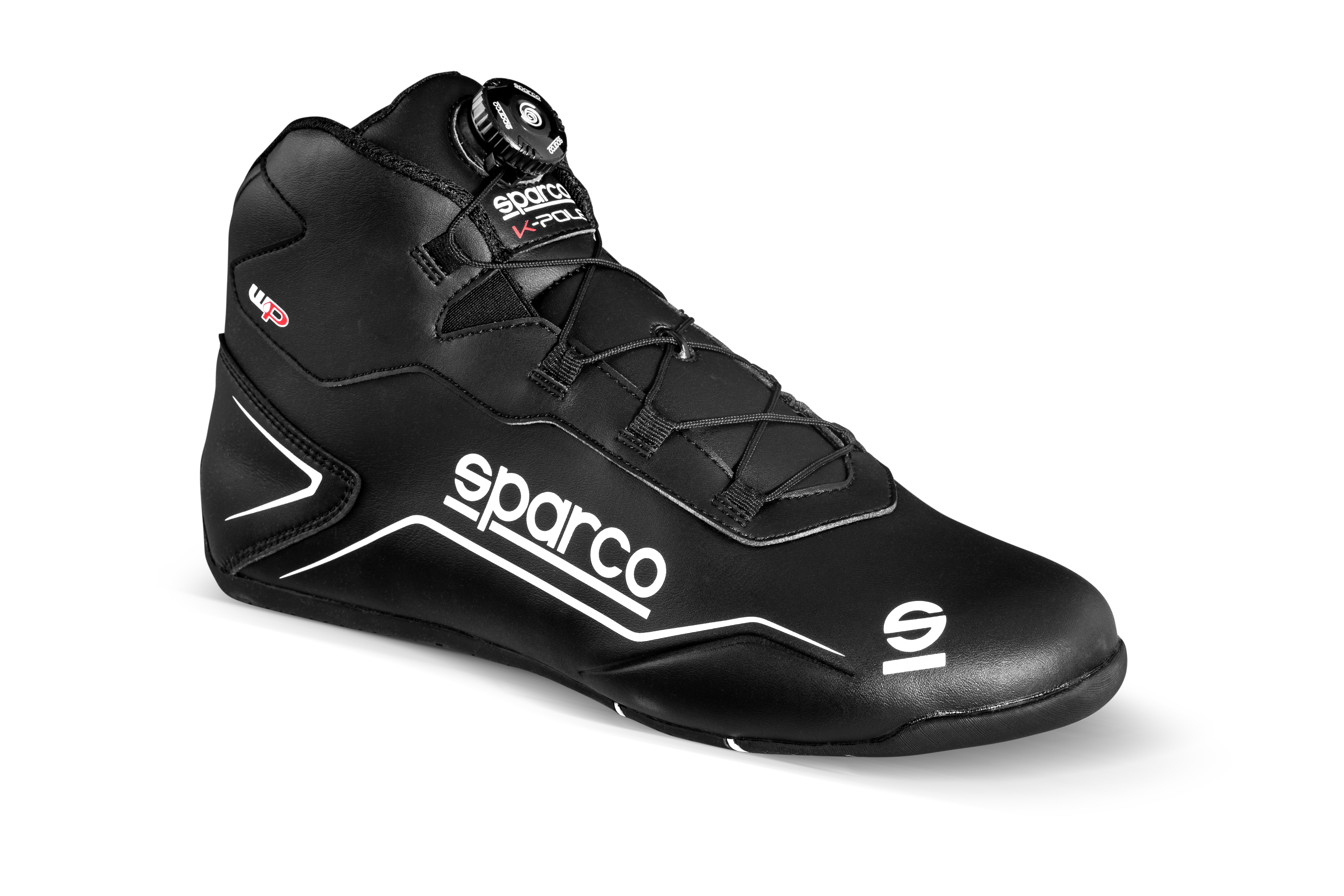 2022 Sparco K-POLE WP Rennschuh schwarz Wasserfest