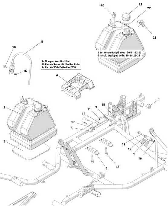 Rahmen/Benzintank/Motorbock