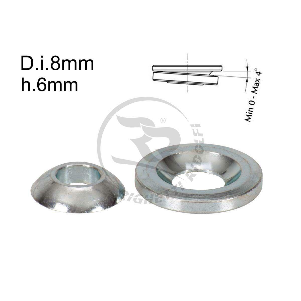 Picture of Spherical Height Spacers Kit for spindle D8 H6 mm