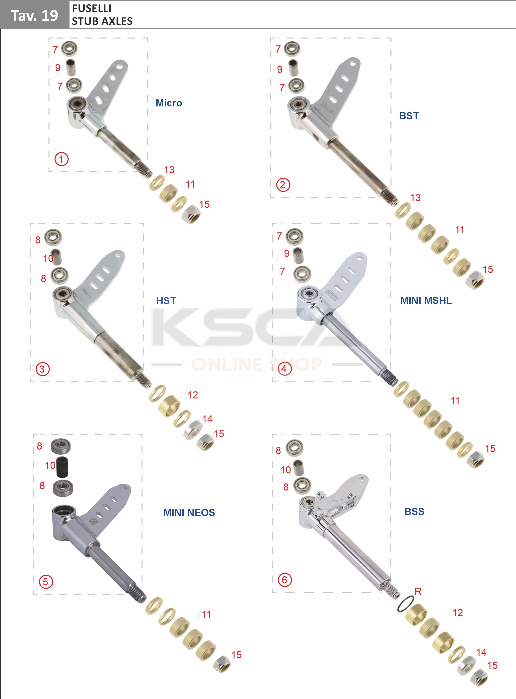 Picture for category Stub Axles