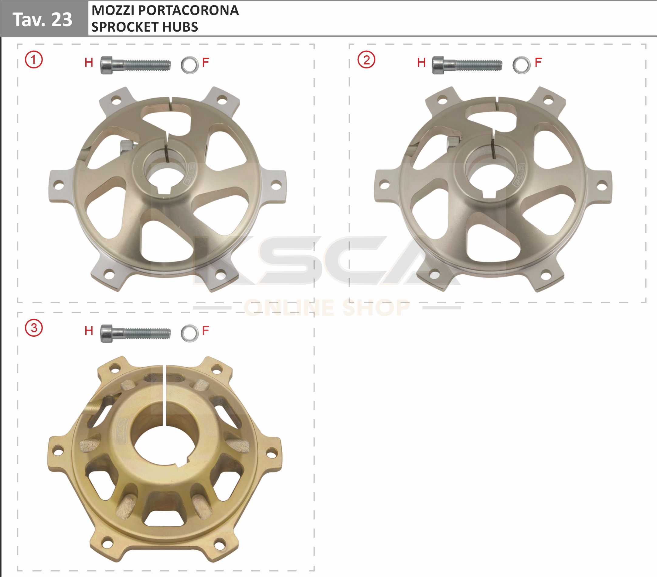 Picture for category Sprocket Hubs