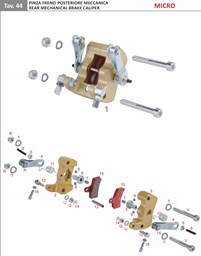 Bild für Kategorie Hinterer mechanischer Bremssattel MICRO