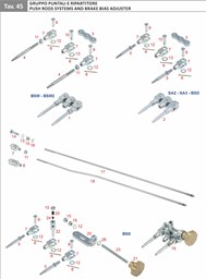 Picture for category push rods systems and brake bias adjuster