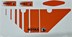 Bild von Sticker Rot\Orange für Rotax Kühler