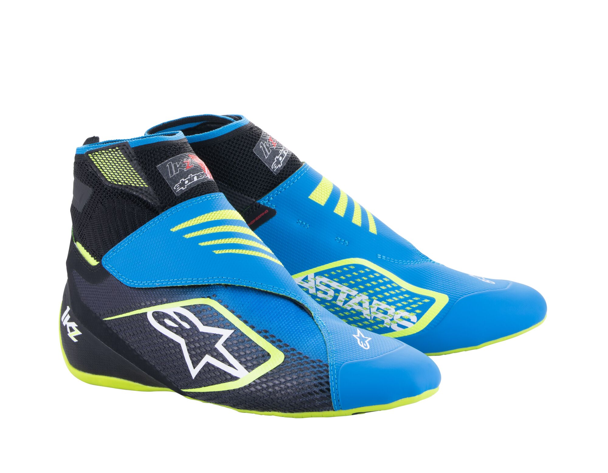 Bild von 2025 Tech-1 KZ V2 Rennschuhe schwarz/blau/gelb fl