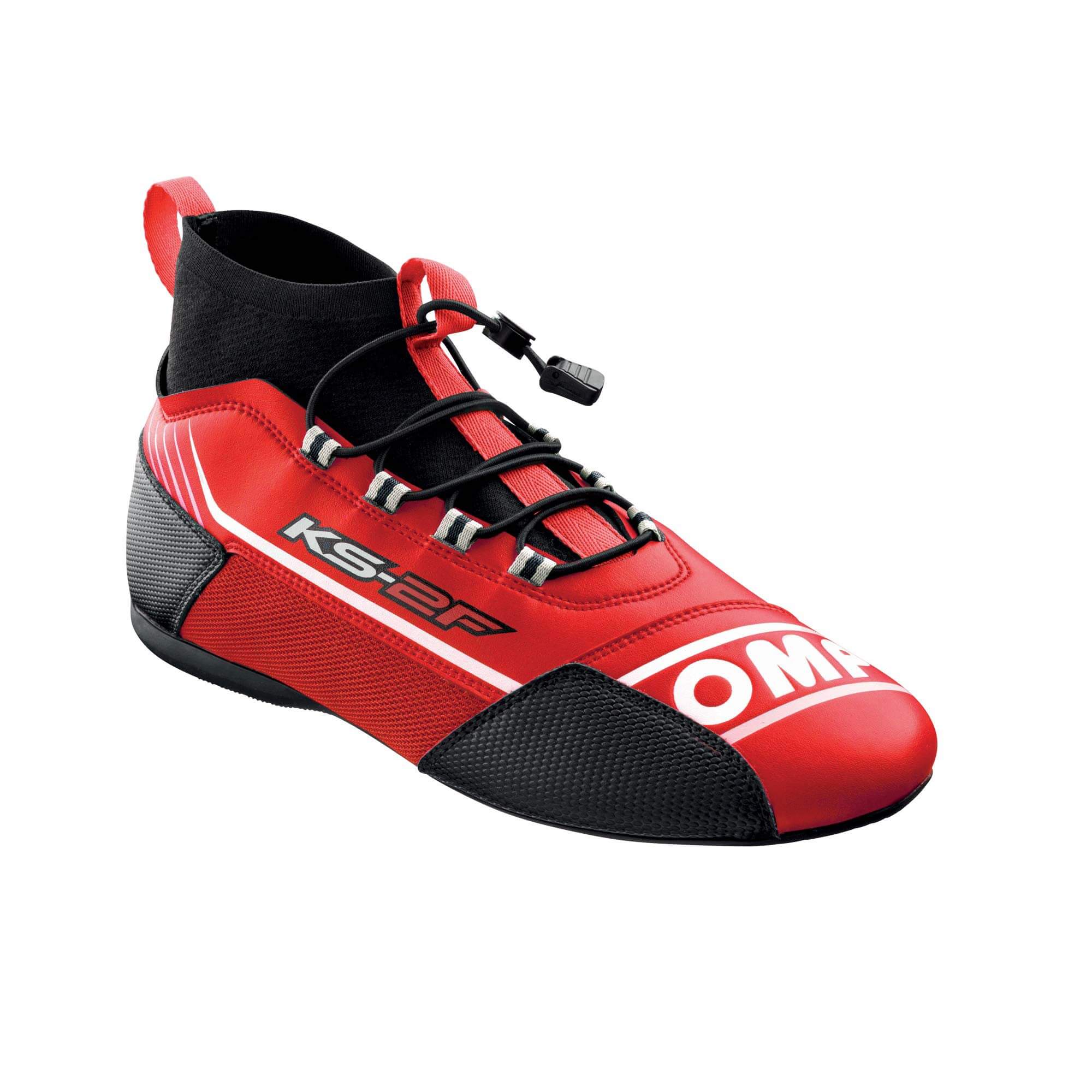 OMP KS-2F Rennkartschuh rot/schwarz
