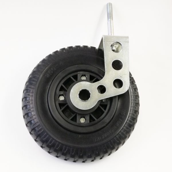 Stone Trolly Ersatzreifen Vorne mit Halter 2,50-4 Stone Trolly Ersatzreifen Vorne mit Halter 2,50-4