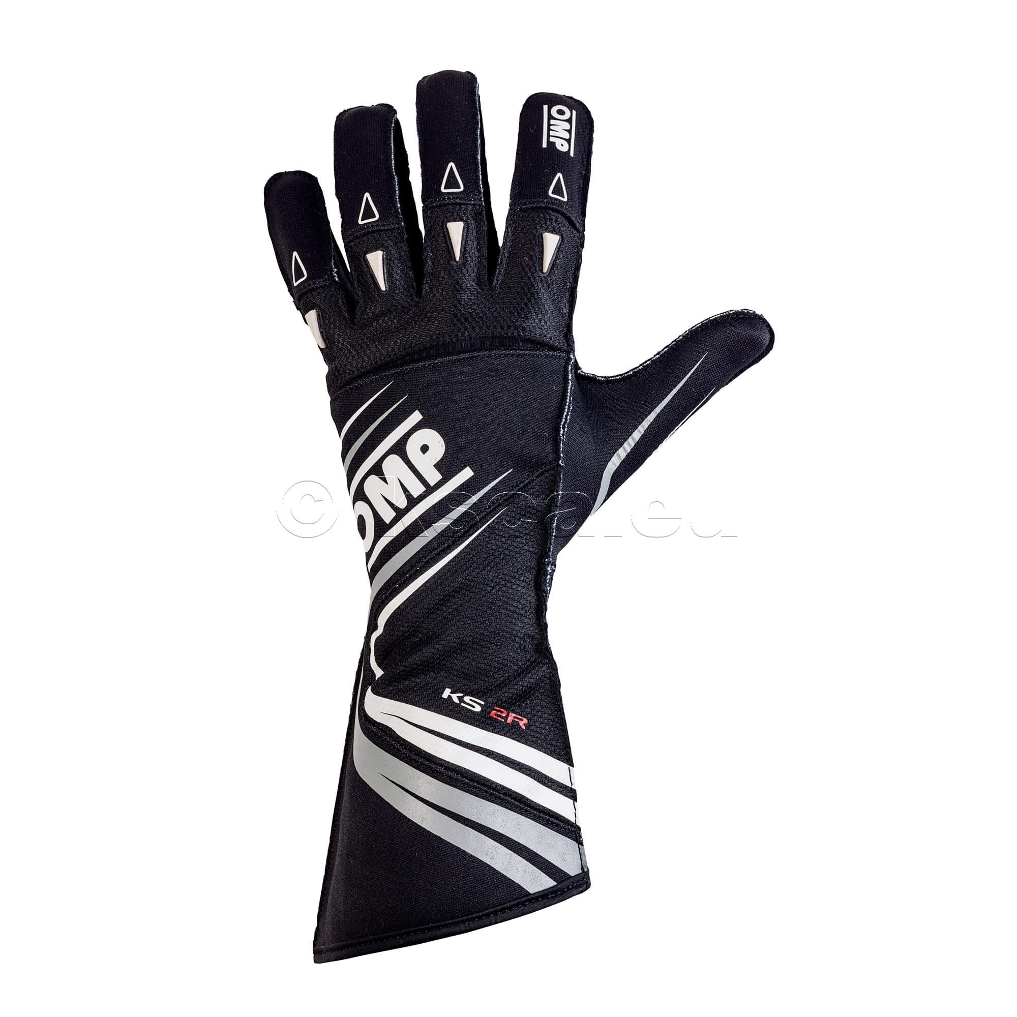 OMP 2019 KS-2R Rennhandschuh schwarz OMP 2019 KS-2R Rennhandschuh schwarz