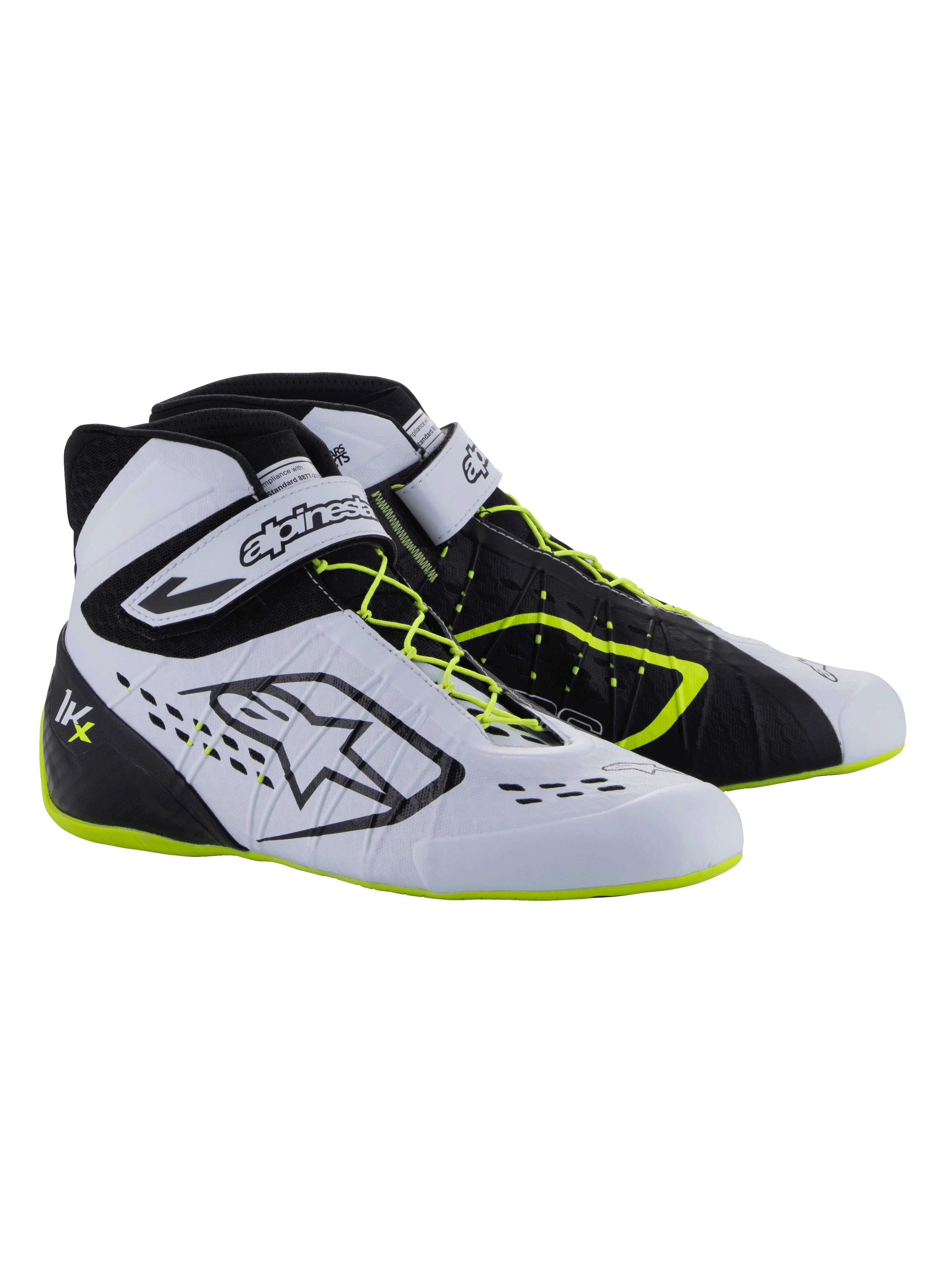 2025 Tech-1 KX V3 shoes black/white/yellow fl Homologiert