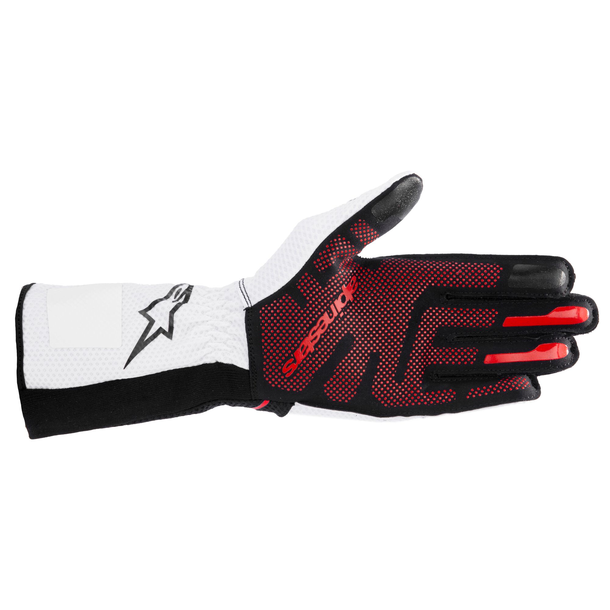 2025 Tech-1 KX V4 Handschuhe schwarz/weiß/rot