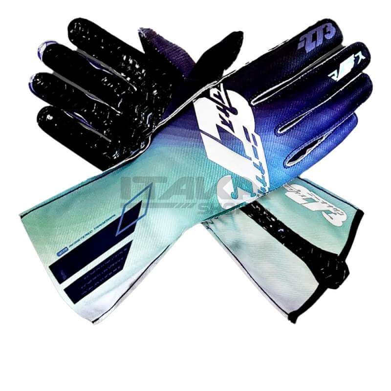 MINUS 273 Rennhandschuhe OSAKA Typ3 blau/mint 