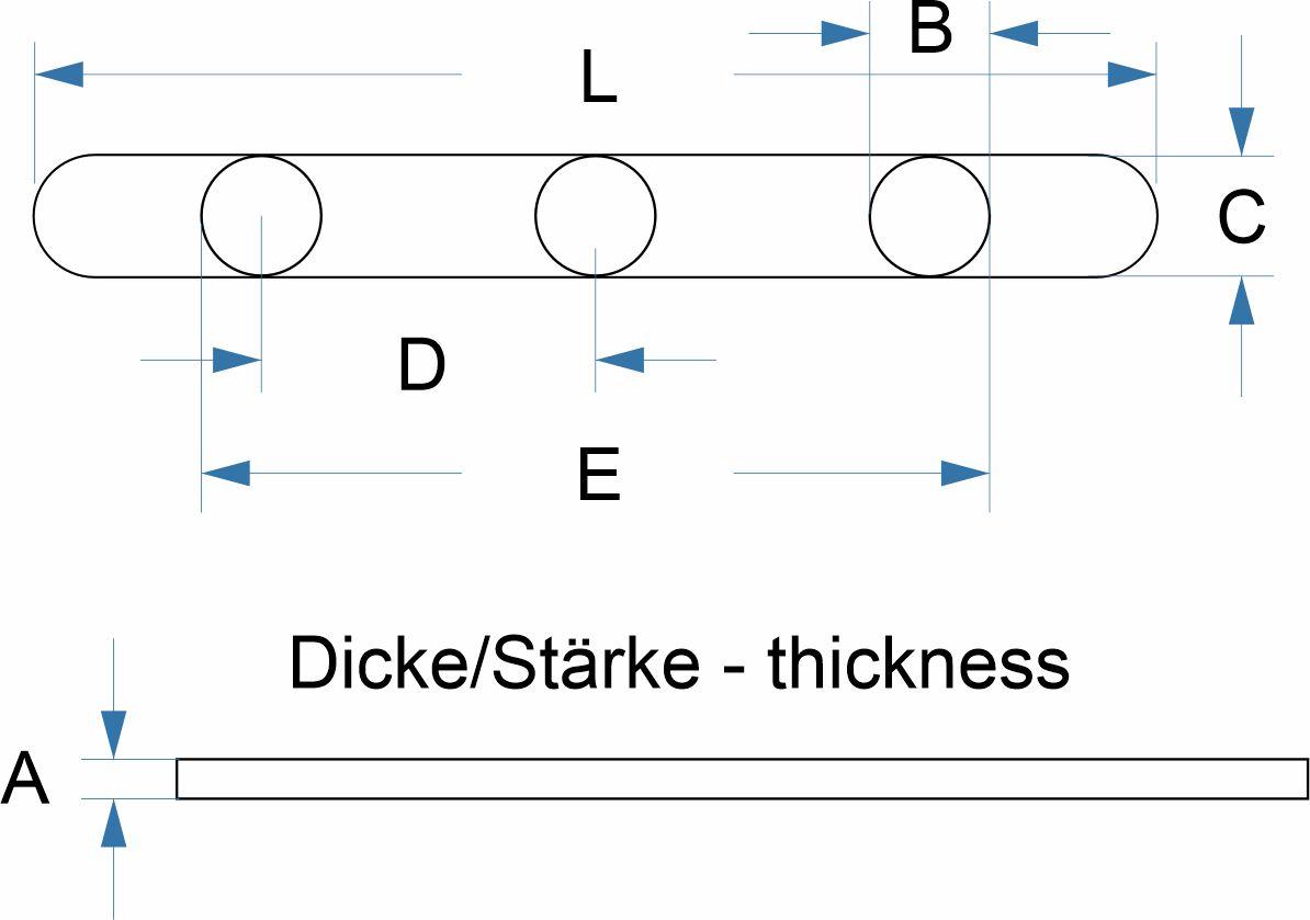 Achskeil RÜBIG Achse 8x3x60 X3 Achskeil RÜBIG Achse 8x3x60 X3