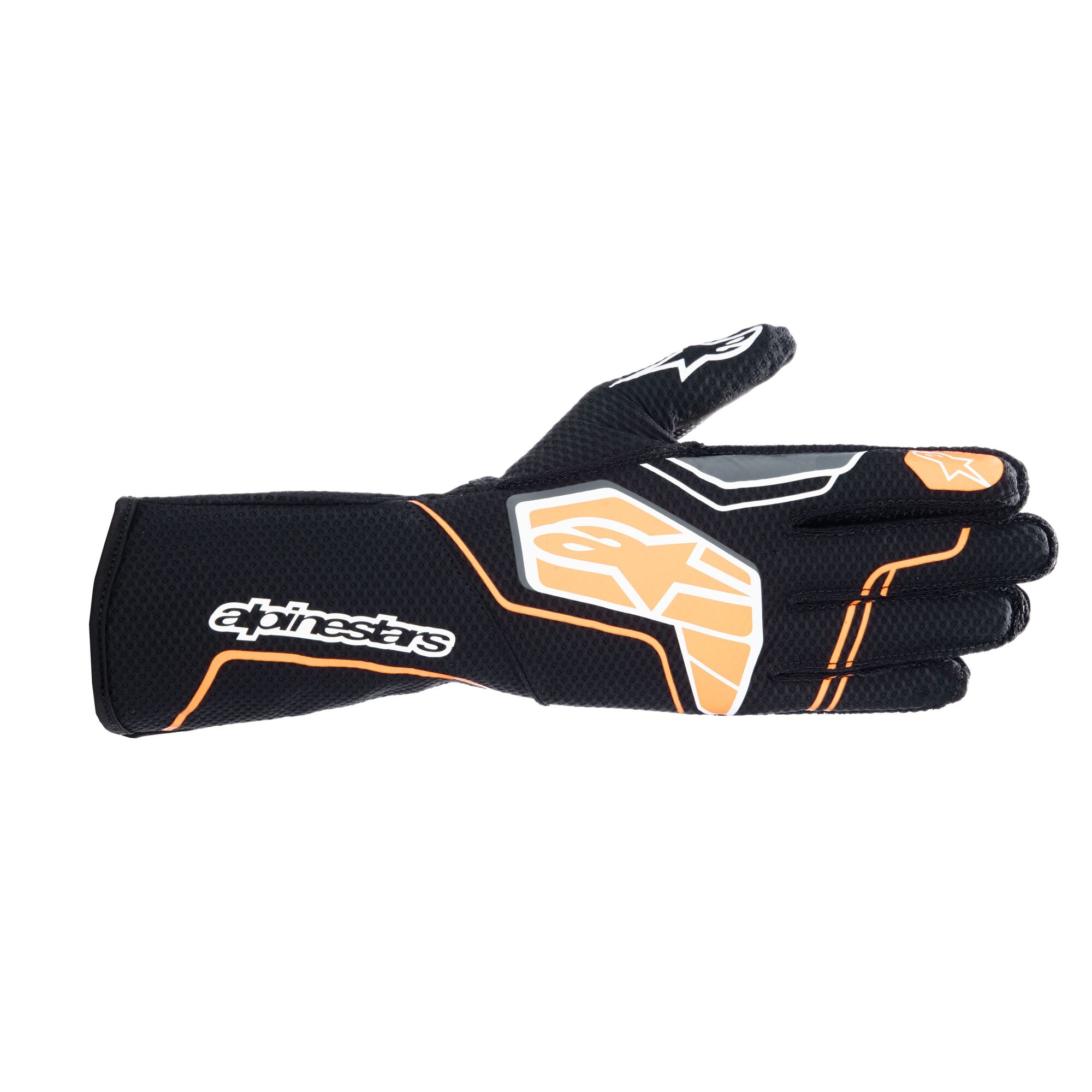 2025 Tech-1 KX V4 Handschuhe schwarz/orange fl