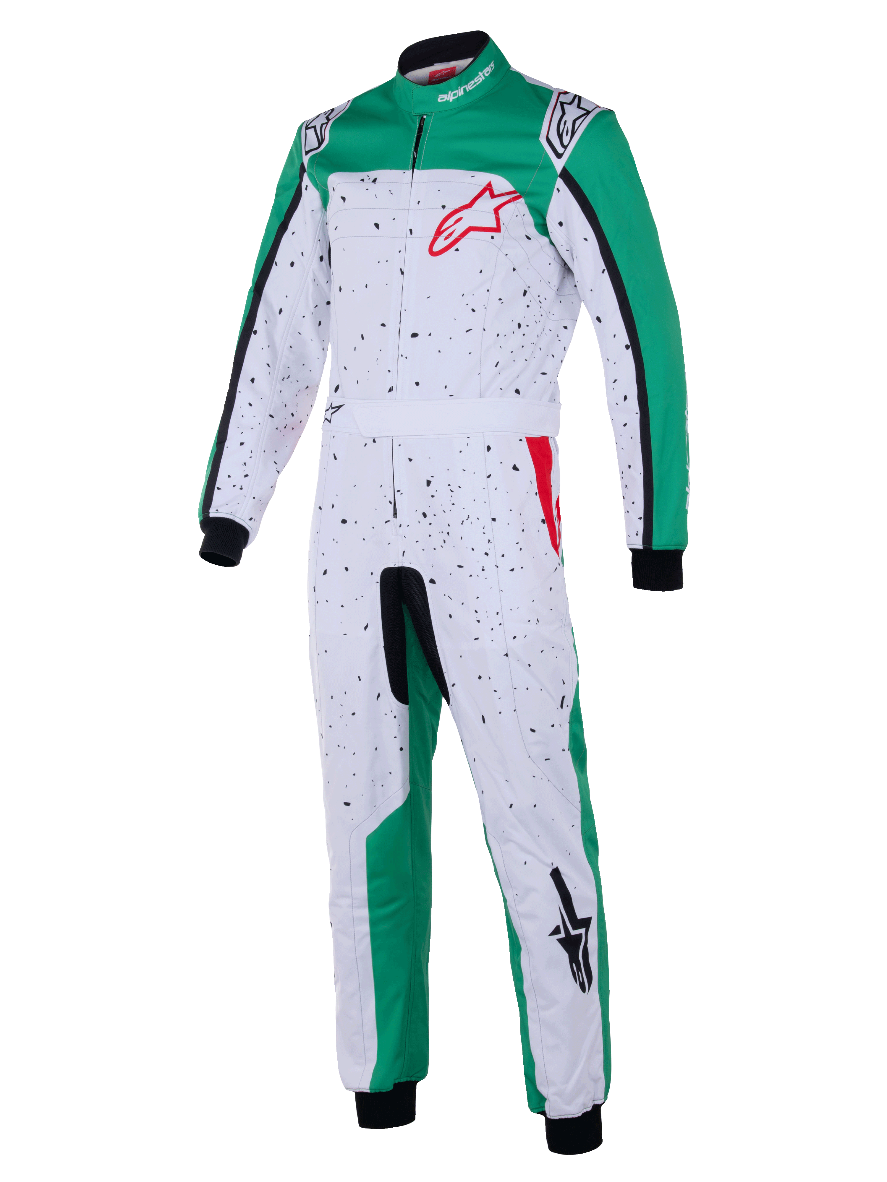 2025 KMX-9 V3 kart race suit white/green/red 