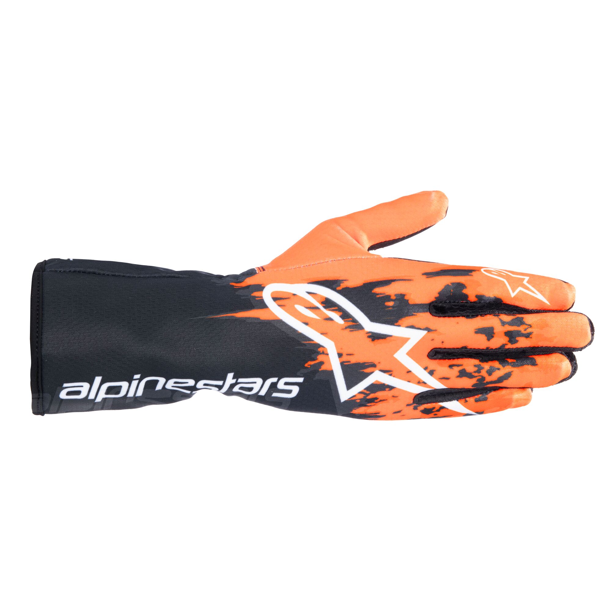 2025 Tech-1 K V3 Handschuhe schwarz/orange