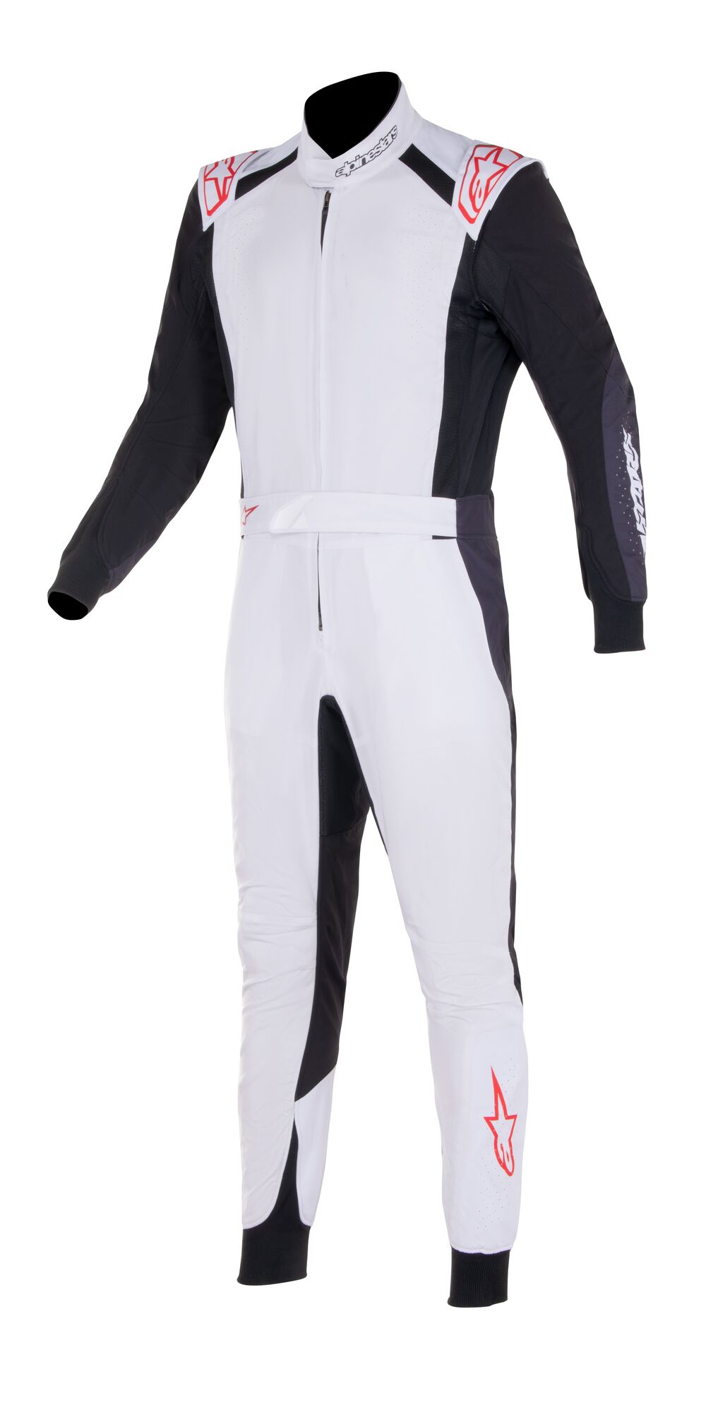 2025 KMX-5 V3 kart race suit white/black/bri. red 