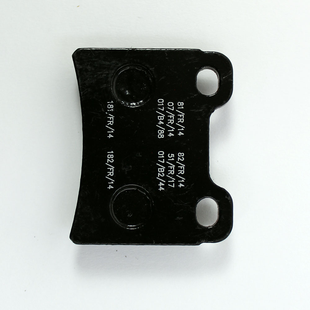 KR Bremsbelag hinten KZ/DD2 schwarz med. SET 2 Stk