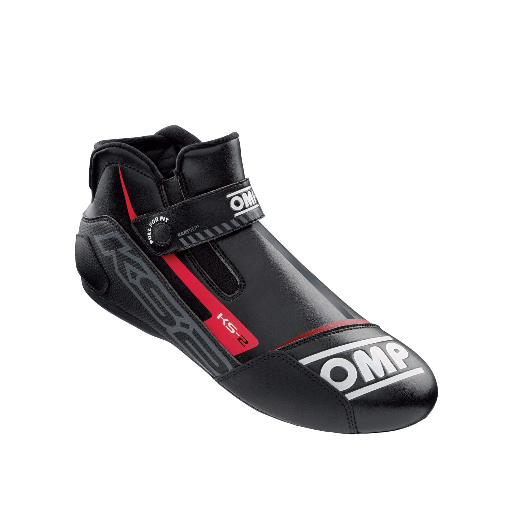 OMP KS-2 racekart shoes leather black 