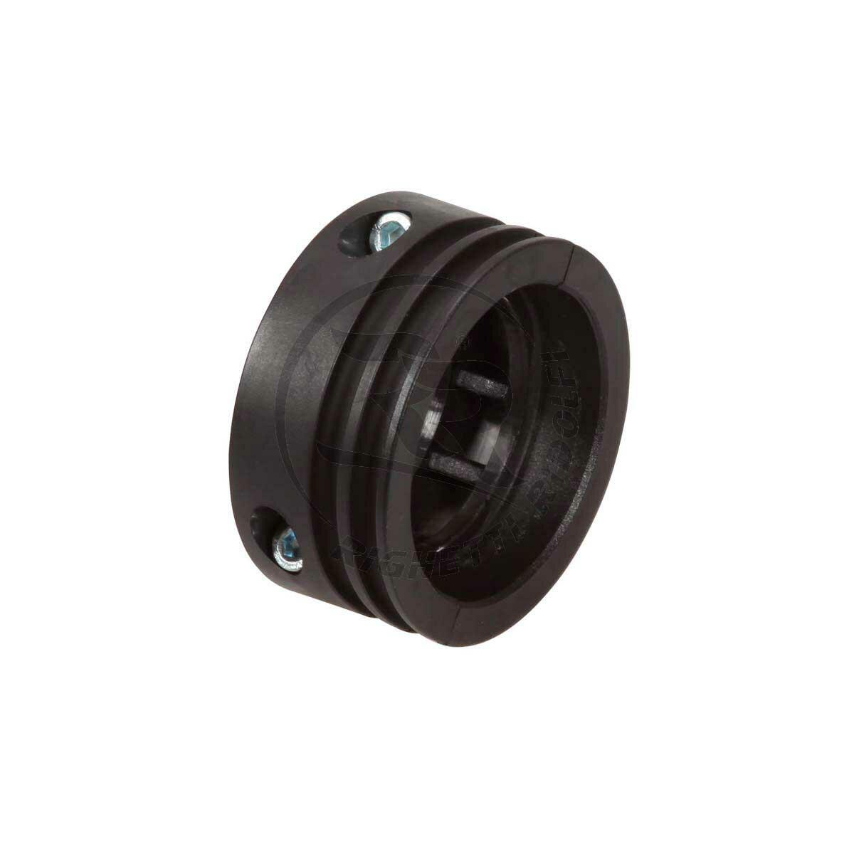 Nylon Pulley for 50mm axle, Black anodized 