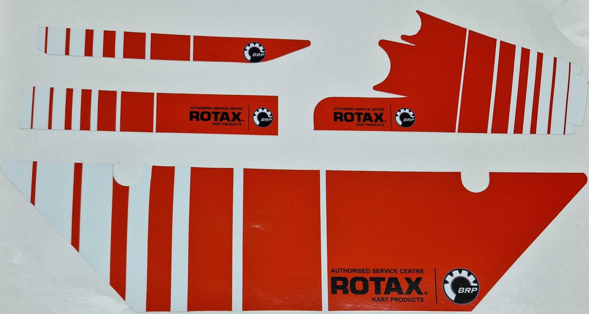 Sticker Rot\Orange für Rotax Kühler Sticker Rot\Orange für Rotax Kühler