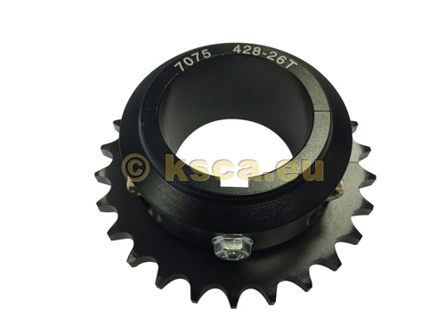 428er Kettenrad ERGAL ALU Ø50mm geteilt 428er Kettenrad ERGAL ALU Ø50mm geteilt