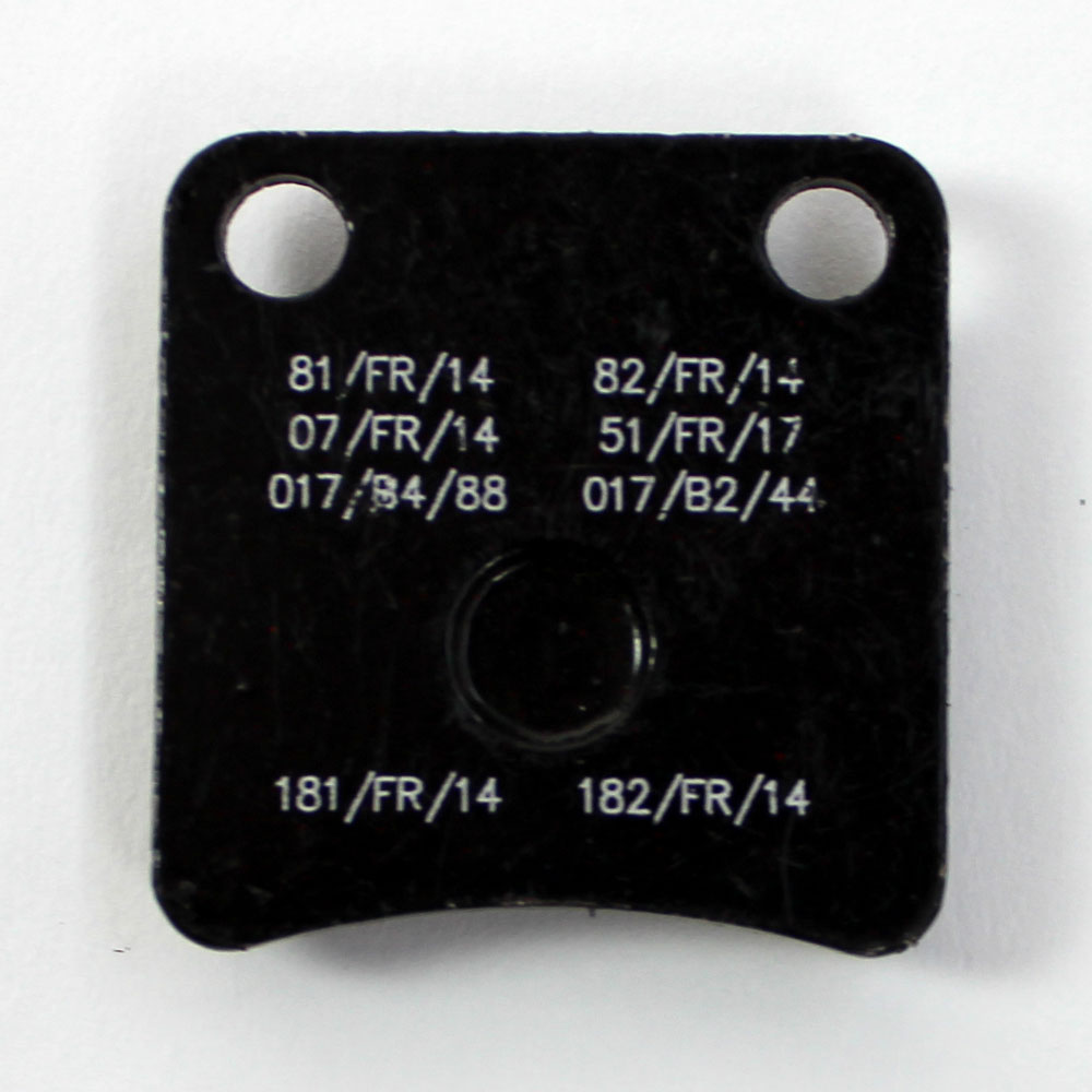 KR Bremsbelag vorne KZ/DD2/MINI schwarz SET 2Stk MEDIUM KR Bremsbelag vorne KZ/DD2/MINI schwarz SET 2Stk MEDIUM
