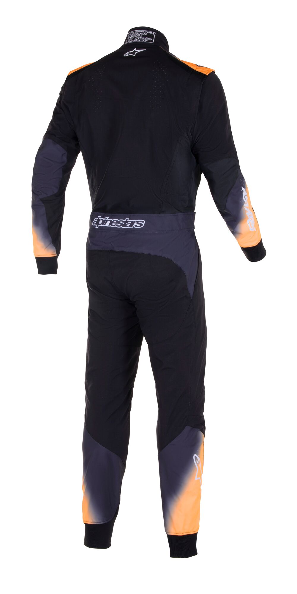 2025 KMX-5 V3 kart race suit black/white/orange 