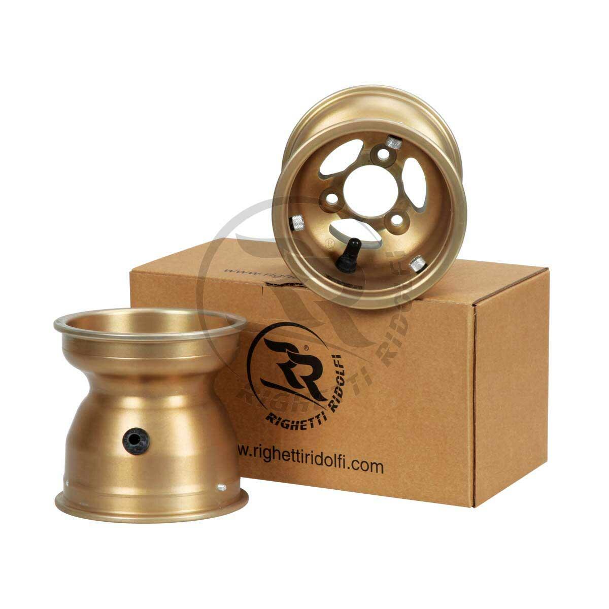 RR Felgenset Magn. 132 D40/58mm mit Schrauben Gold