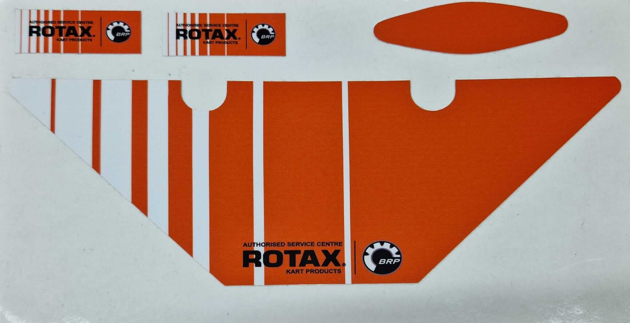 Sticker Rot\Orange für Rotax Kühler