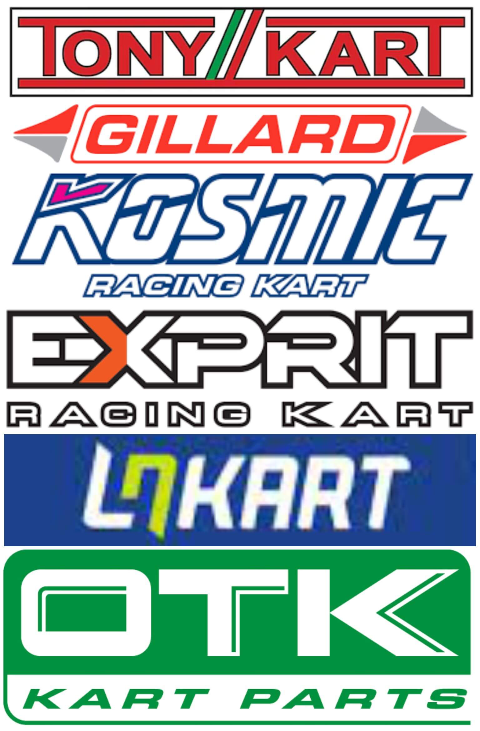 OTK - Tonykart - Kosmic - Exprit - Gillard - LN - Ersatzteile