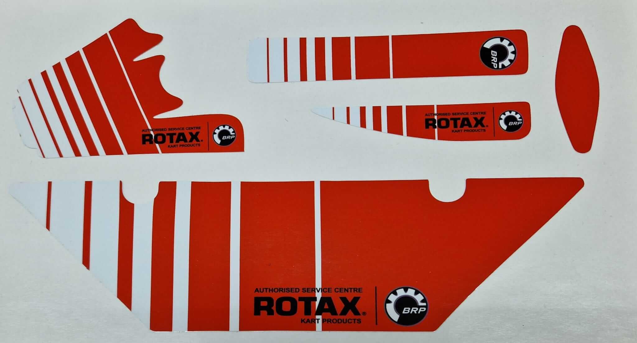 Sticker Red\Orange for Rotax radiator 