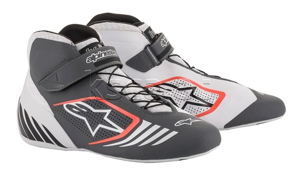 2021 Tech-1 KX Rennschuhe weiß/grau/rot fl. 