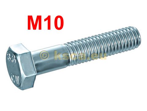 Sechskantschraube M10 8.8 ohne Schaft Sechskantschraube M10 8.8 ohne Schaft